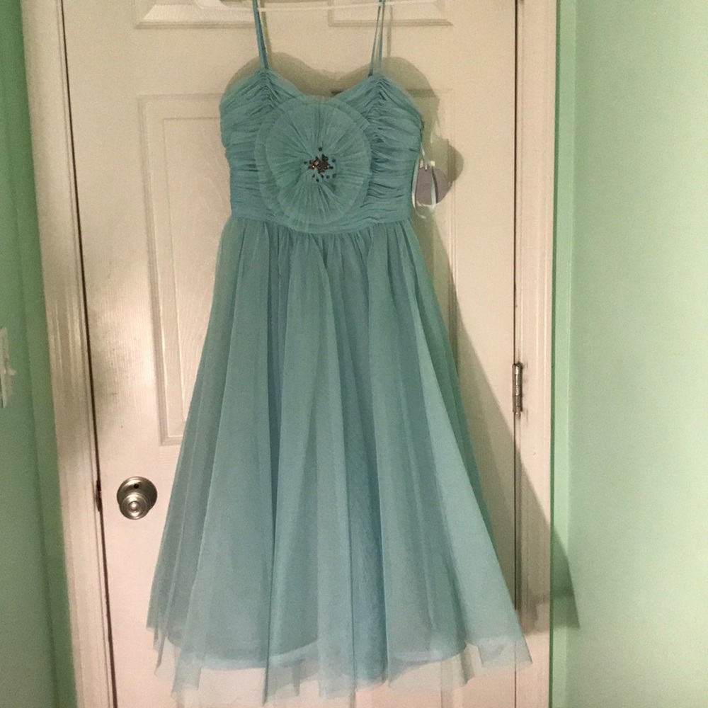 Georgina Chapman Pearl Formal Tulle Dress-Size 4